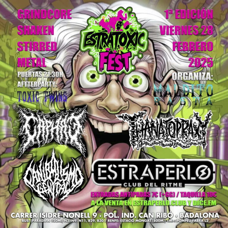 1ª ED. ESTRATOXIC FEST EN L´ESTRAPERLO CLUB