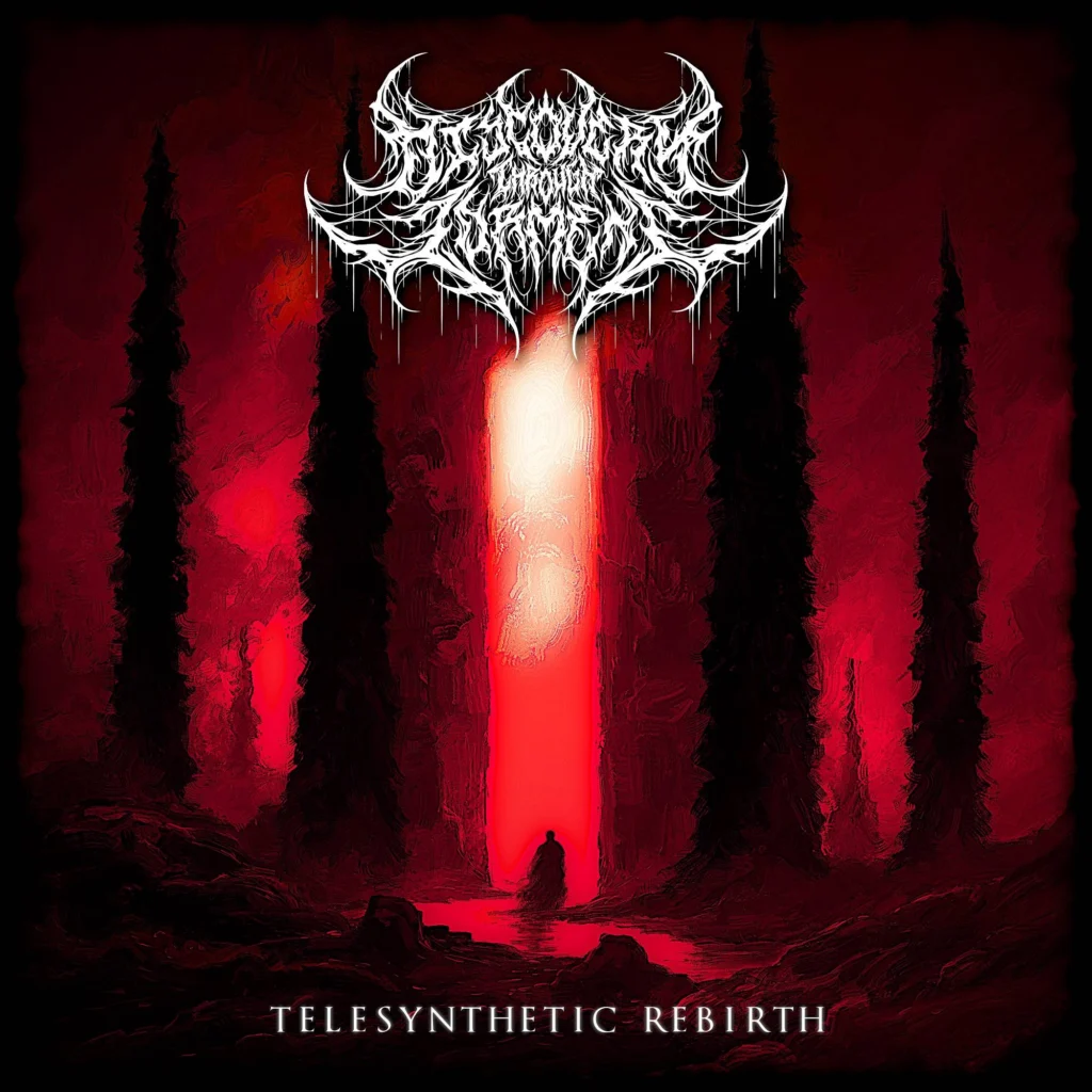 discovery through torment telesynthetic rebirth album cover
