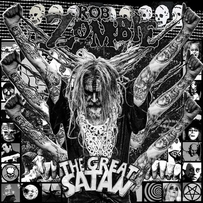 rob zombie the great satan album cover