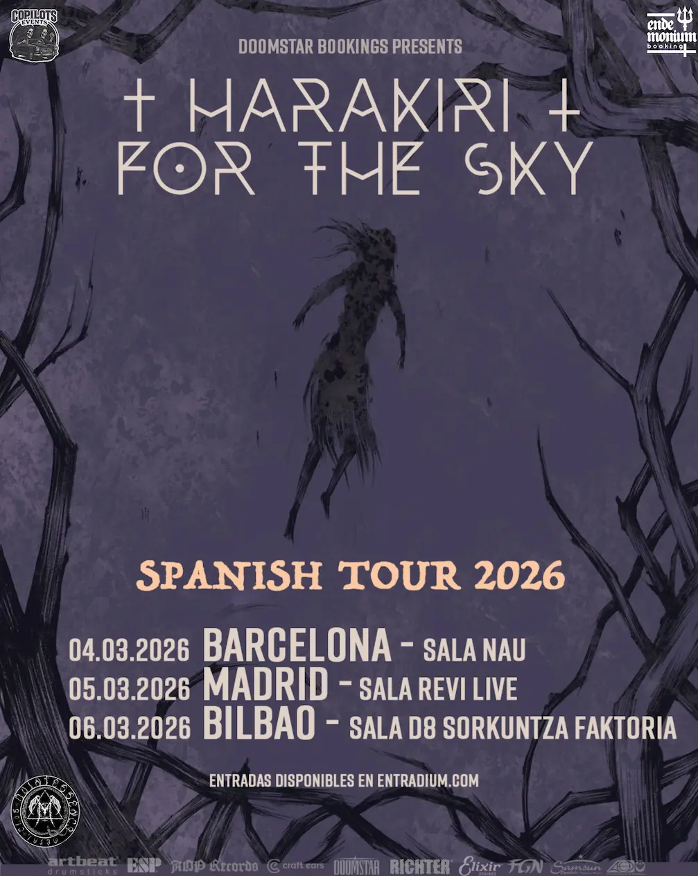 harakiri for the sky gira tour poster 2026