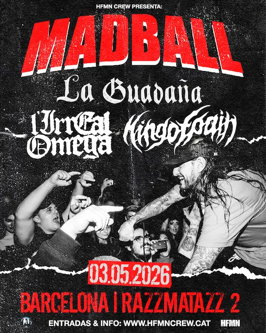 madball barcelona tour gira poster 2026