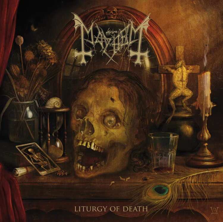mayhem liturgy of death album cover