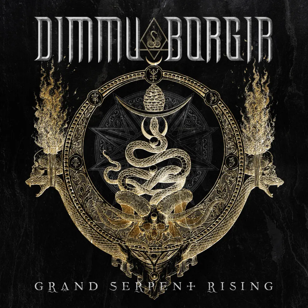 dimmu borgir grand serpent rising album cover