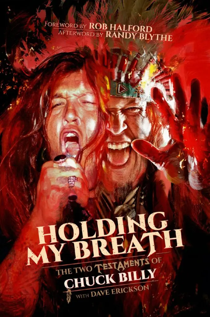 chuck billy testament holding my breath book cover
