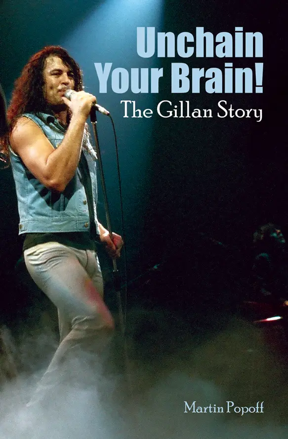 martin popoff deep purple ian gillan unchain your brain book cover