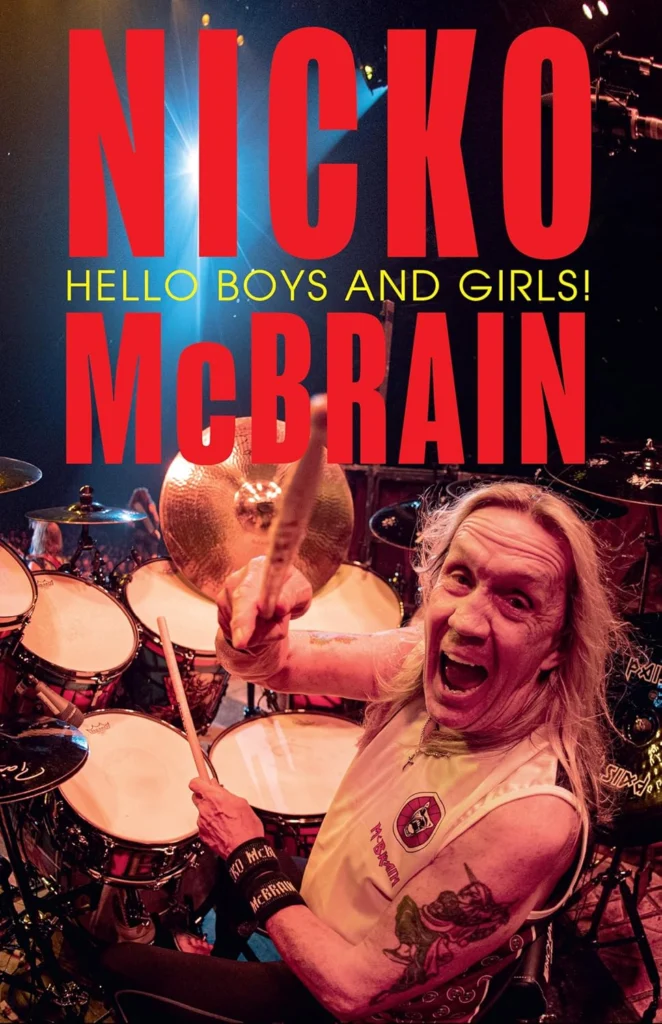 iron maiden nicko mcbrain hello boys and girls book cover