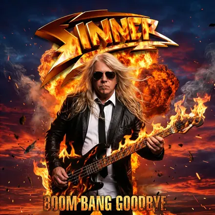 sinner band boom bang goodbye album cover