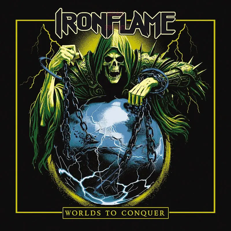 ironflame band worlds to conquer album cover