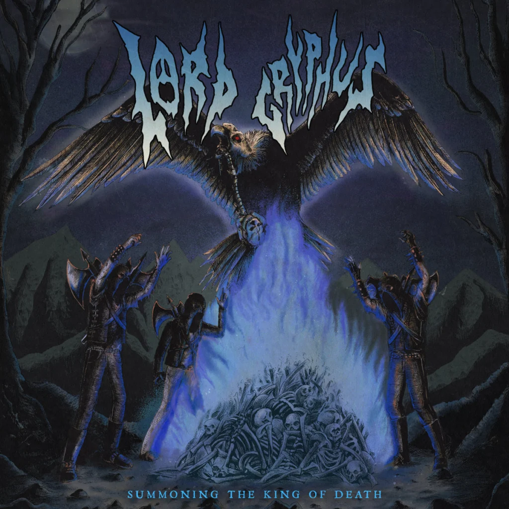 lord gryphus band summoning the king of death album cover
