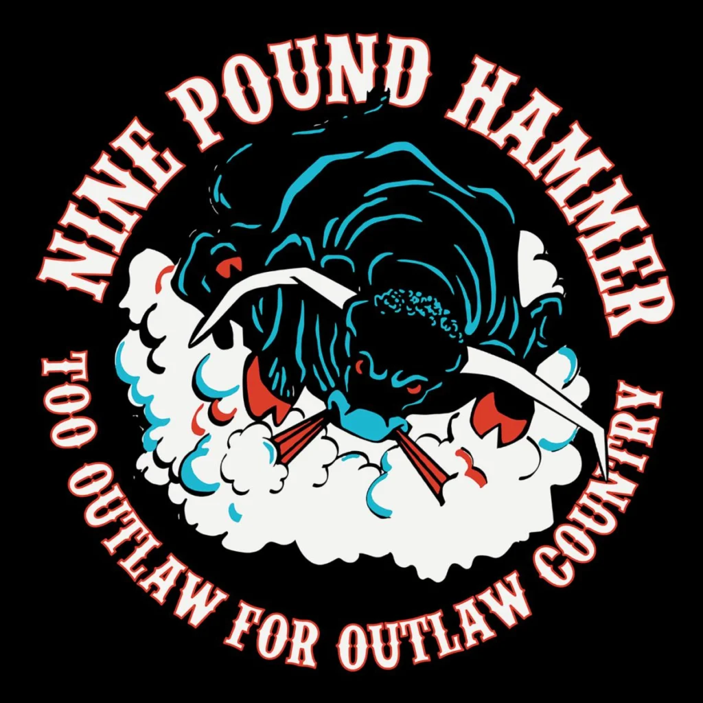 nine pound hammer band too outlaw for outlaw country album cover