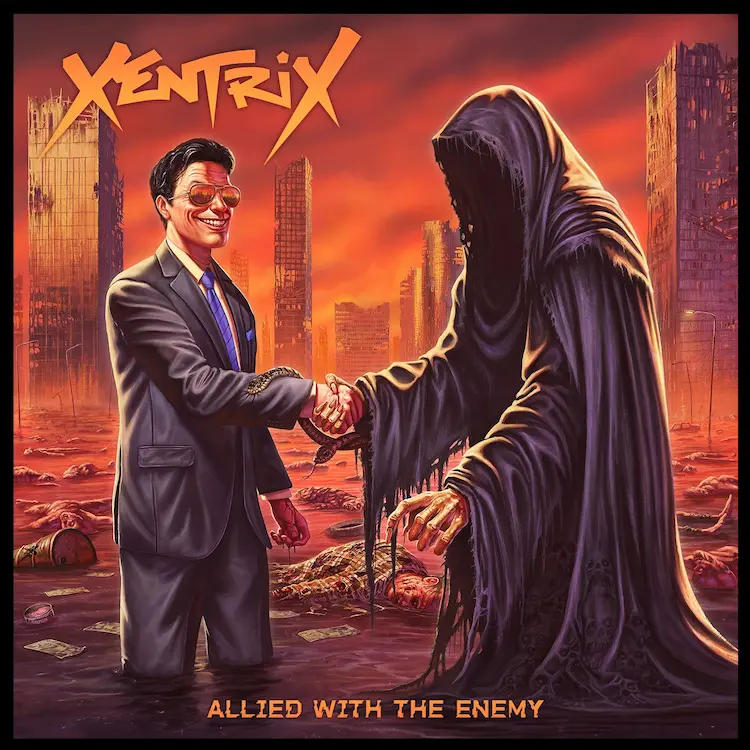xentrix band allied with the enemy album cover