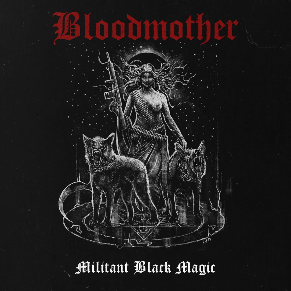 bloodmother band militant black magic album cover