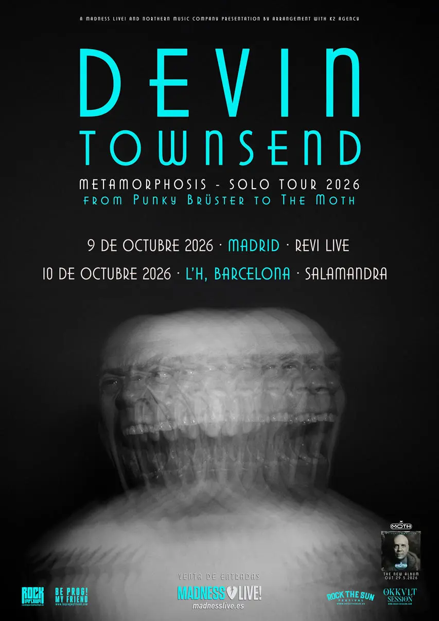 devin townsend gira tour 2026