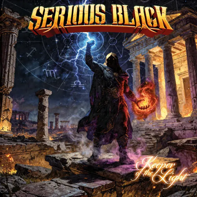 serious black band keeper of the light album cover